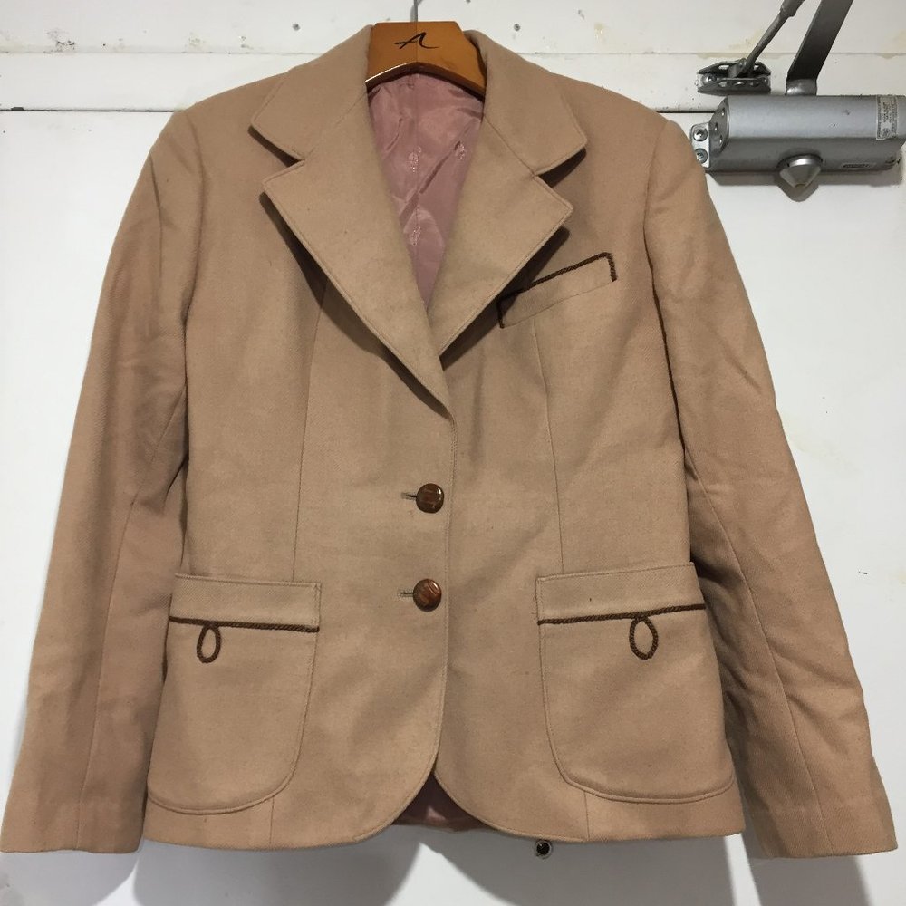 VINTAGE LIGHTWEIGHT WOOL JACKETS SIZE S
